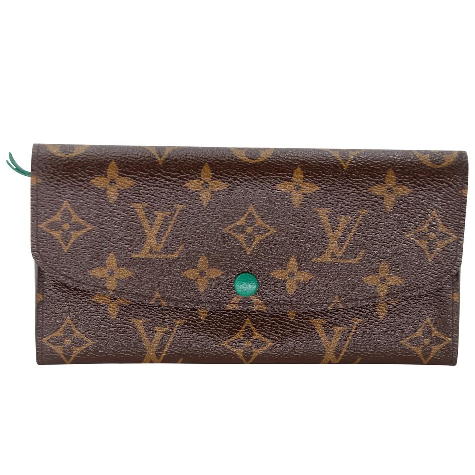 Designer Women's Wallet in Monogram Canvas Emilie