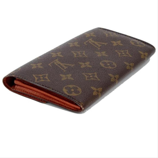 Louis Vuitton Monogram Sarah GM Long Trim Wallet