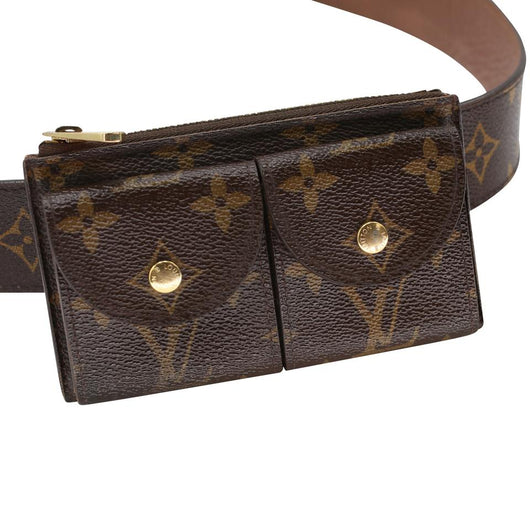 Louis Vuitton Monogram Pochette Duo Belt Bag - Brown Waist Bags, Handbags -  LOU744792