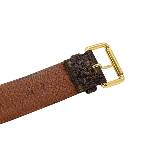 LOUIS VUITTON Monogram Brown Gold Hardware Pochette Duo Waist Belt Bag