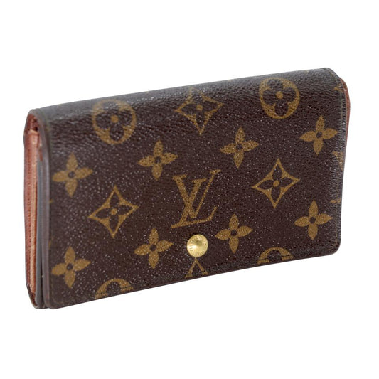 Louis Vuitton Sarah Wallet Monogram Brown in Coated Canvas with Gold-tone -  US