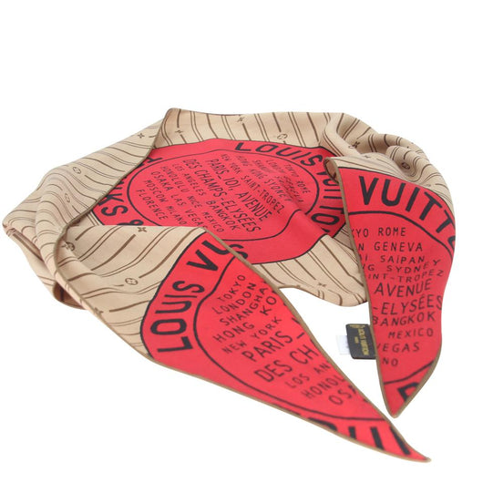 Louis Vuitton Monogram Silk LV Logo Trunk Bags Scarf/Wrap LV-0519N-0181