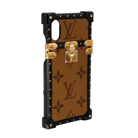 Louis Vuitton Brown XS Eye Trunk IPhone X Travel Case LV-1201P