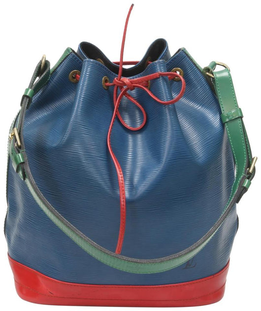 M57691 Louis Vuitton Epi Grained NéoNoé BB Bucket Bag-Bleuet Blue