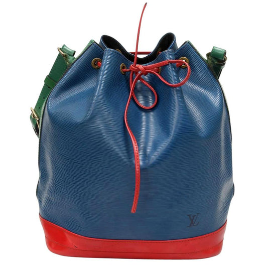 Louis Vuitton Blue & Red Noe Shoulder Bag #3331