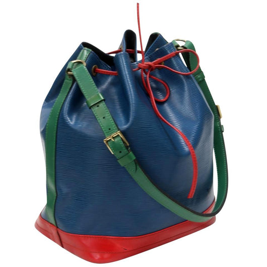 Louis Vuitton - Blue, Green & Red Colorblock Epi Convertible