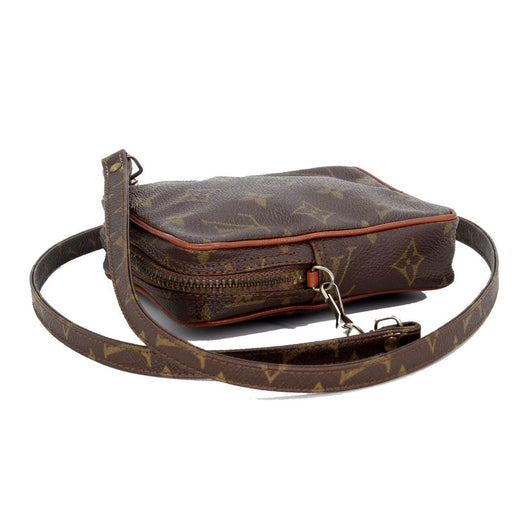 Camera box cloth crossbody bag Louis Vuitton Brown in Cloth - 37511212