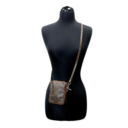 Camera box cloth crossbody bag Louis Vuitton Brown in Cloth - 37511212