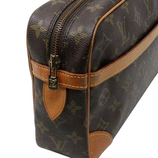 Vintage toiletry bag covered with LV monogram by Louis Vuitton, France