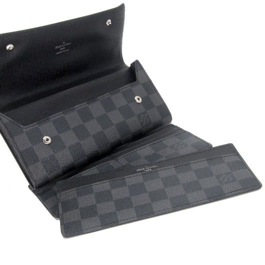 Louis Vuitton Damier Double Snap Wristlet Wallet at 1stDibs