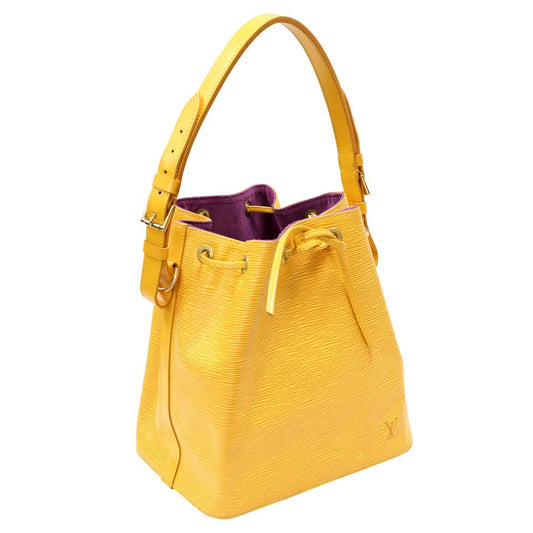 Yellow Louis Vuitton Epi Petit Noe Bucket Bag – Designer Revival