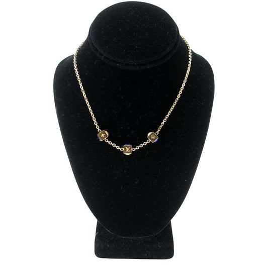 Louis Vuitton Collier Chain Links Necklace Gold LV-J1101P-A002 For Sale at  1stDibs