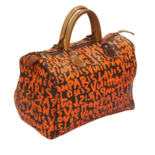 Louis Vuitton Stephen Sprouse Graffiti Monogram Canvas Calfskin Keepall 50 Bag  LV-B0204P-0133 – MISLUX