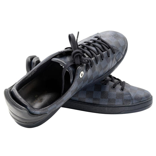 Louis Vuitton Men's Damier 11.5 Graphite Frontrow Monogram Shoes