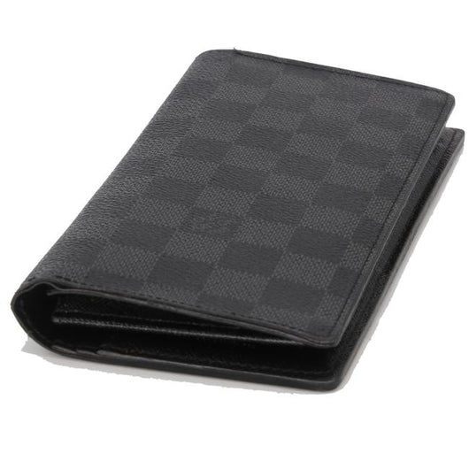 Louis Vuitton Zip Around Damier GM Graphite Coated Canvas Wallet LV-0729N-0002