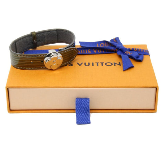 Louis Vuitton Black Lv Murakami Leather Rare Takashi Small Bracelet