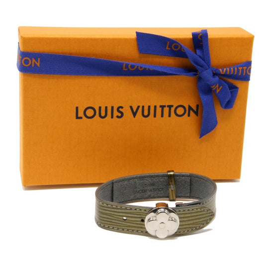 LOUIS VUITTON WISH FLOWER BRACELET IN GREEN PATENT MONOGRAM LEATHER AND  GOLD METAL Patent leather ref.685128 - Joli Closet