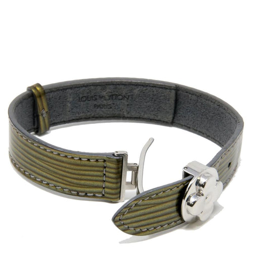 LOUIS VUITTON Cyber Epi Leather Millennium Wish Bracelet Used France 0999SN  BOX