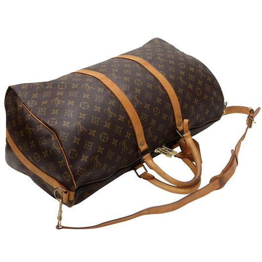 LOUIS VUITTON MEN LEATHER HANDBAGS MICHAEL SHOULDER BAGS WOMEN LUGGAGE  TRAVEL BAGS TOTES PURSE WALLET KEEPALL 55 CM KOR LV From Xiaohulu198,  $27.14