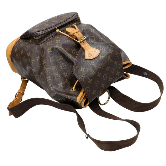 Louis Vuitton Drawstring Montsouris Monogram Canvas Backpack LV-B0505P-0001