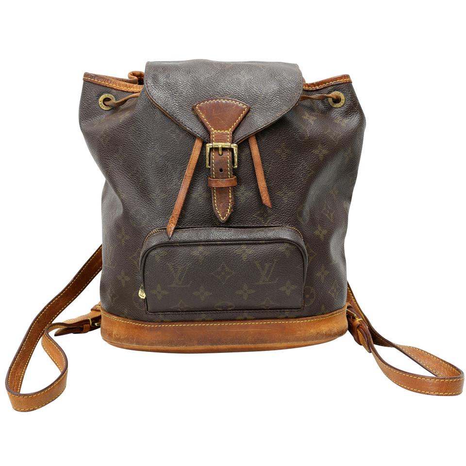 Montsouris leather backpack