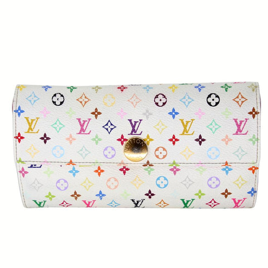 Louis Vuitton Azur Canvas Sarah GM Long Wallet Lv-w0107p-0004