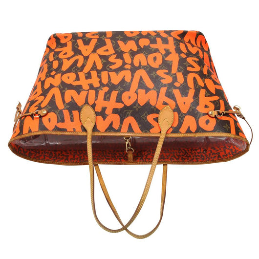 LOUIS VUITTON Limited Edition Orange Stephen Sprouse Graffiti Neverful