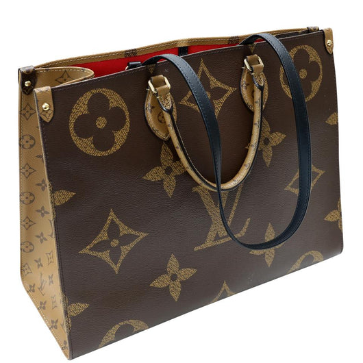 Louis Vuitton Onthego Monogram Giant Reverse MM Brown in Coated Canvas with  Gold-tone - US