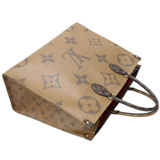 Louis Vuitton Onthego Monogram Giant Reverse MM Brown in Coated