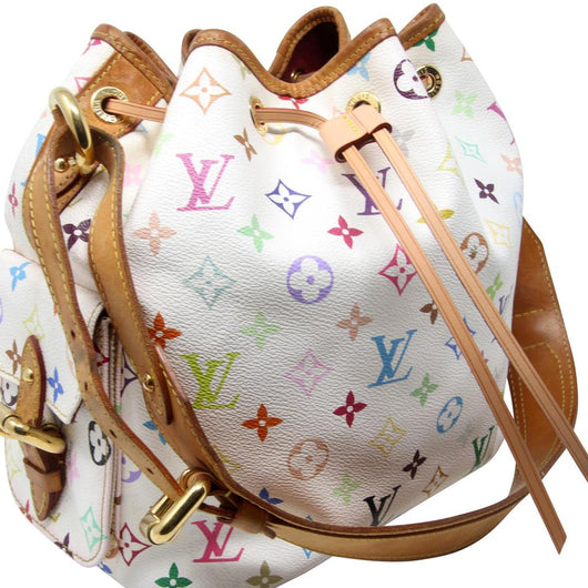 Louis Vuitton x Takashi Murakami Petit Noe Drawstring from 2011