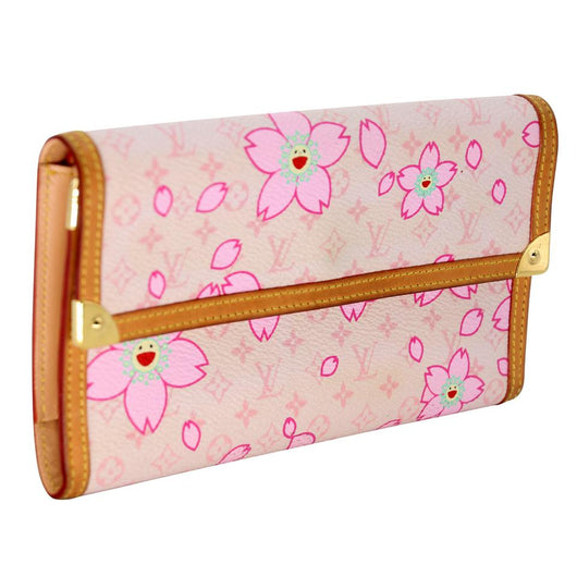 Louis Vuitton Murakami Flowers Monogram GM Takashi Wallet LV-0813N-0002 –  MISLUX