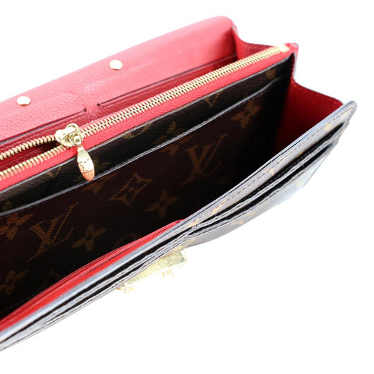 Louis Vuitton Pallas Monogram Fuchsia Bifold long Wallet