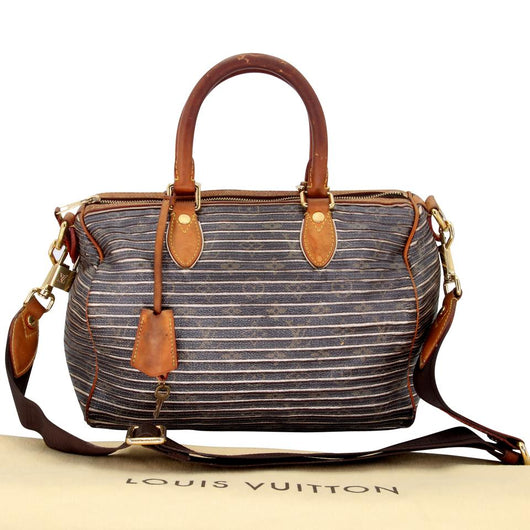 Louis Vuitton Argent Monogram Canvas and Leather Limited Edition Eden  Speedy 30 Bag in 2023