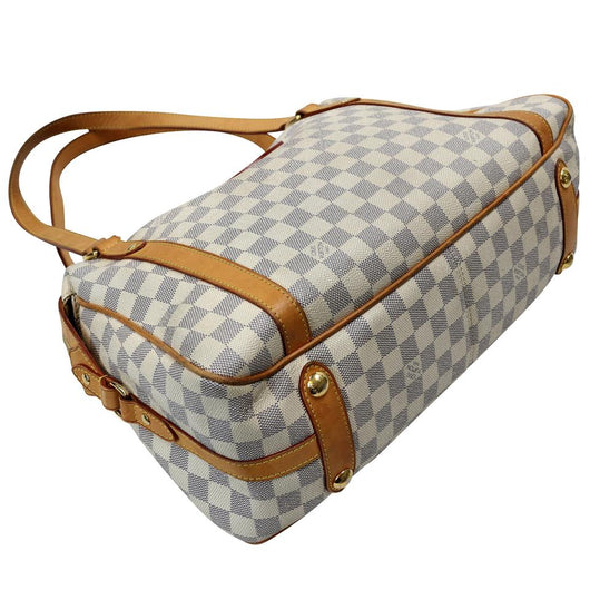 Louis Vuitton Berkeley mm Azur Damier Boston Shoulder Bag LV-0918N-0003