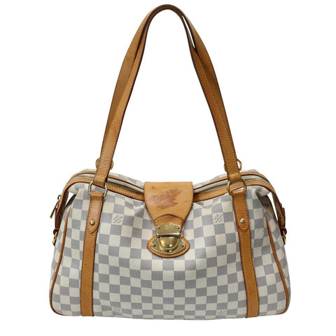 Burberry Tote Check Patent Leather Nylon Victoria Shoulder Bag BB-0317N-0071