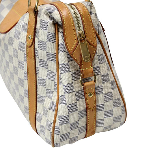 Louis Vuitton Berkeley mm Azur Damier Boston Shoulder Bag LV-0918N-0003