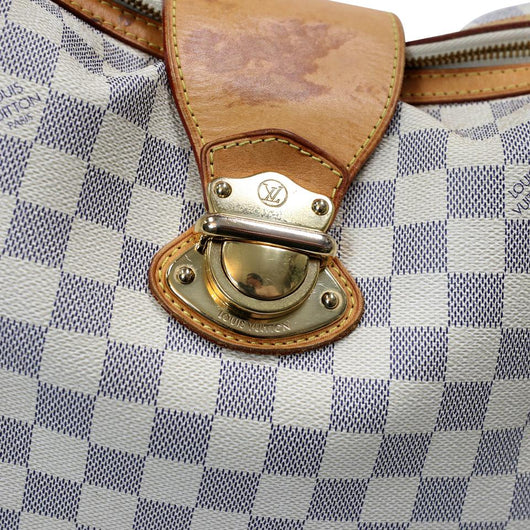 Louis Vuitton Berkeley MM Azur Damier Boston Shoulder Bag LV-0918N
