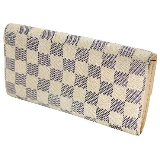 Louis Vuitton Canvas Damier Azur Sarah Wallet, myGemma