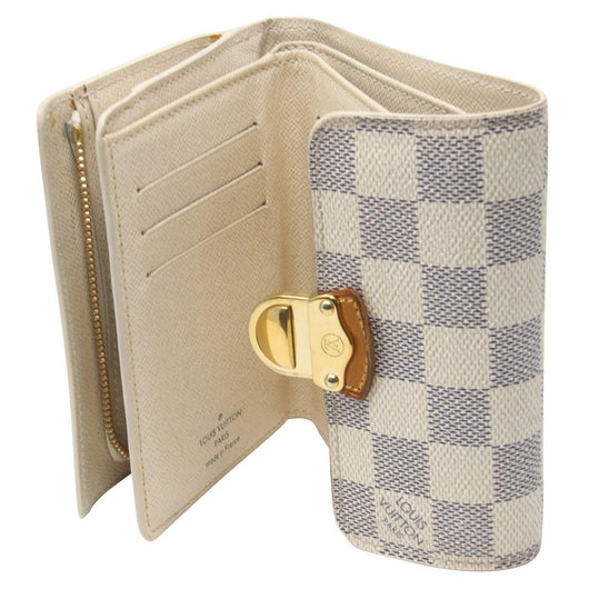 LOUIS VUITTON Tri-fold wallet N60013 Portefeiulle Koala Damier Azur Ca –