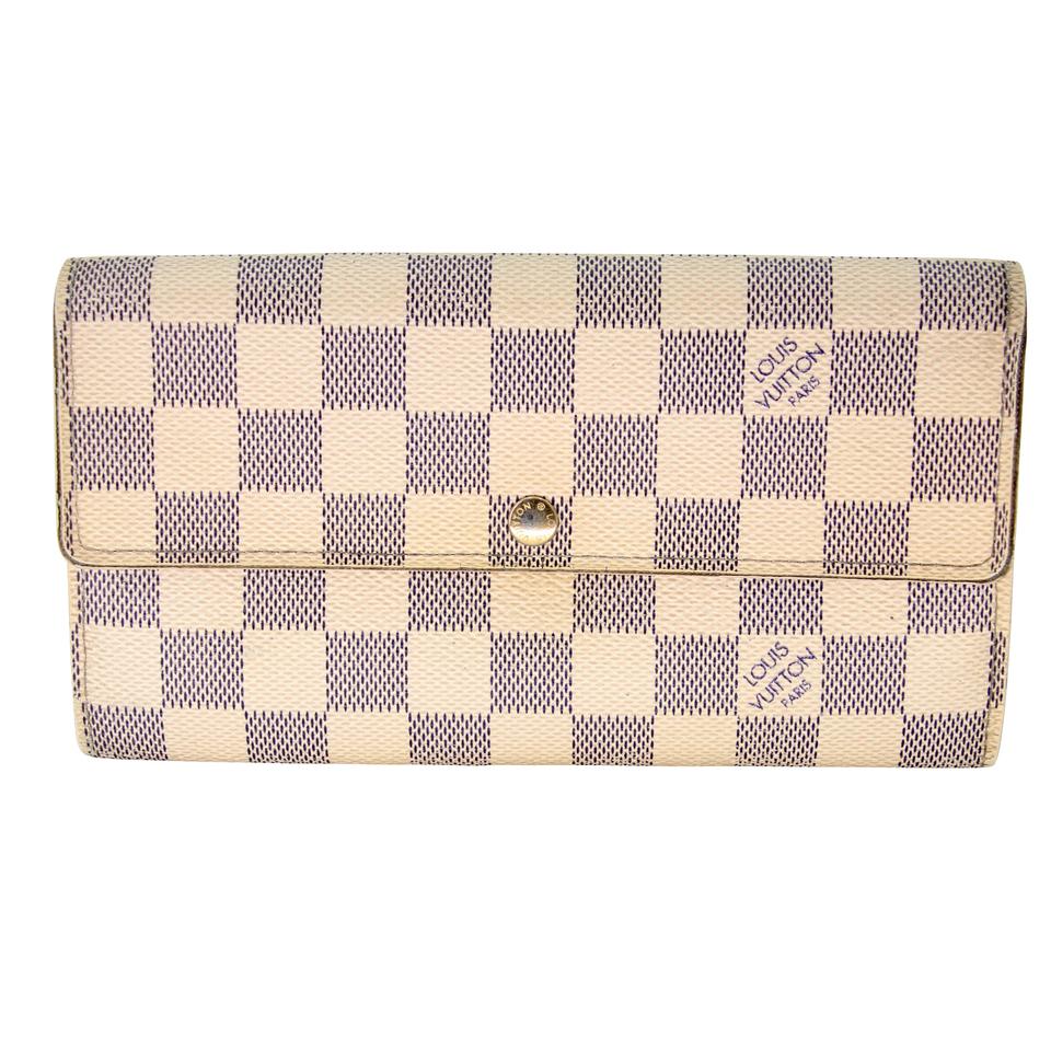 Louis Vuitton Azur Canvas Sarah Damier Wallet LV-0310N-0066 For Sale at  1stDibs