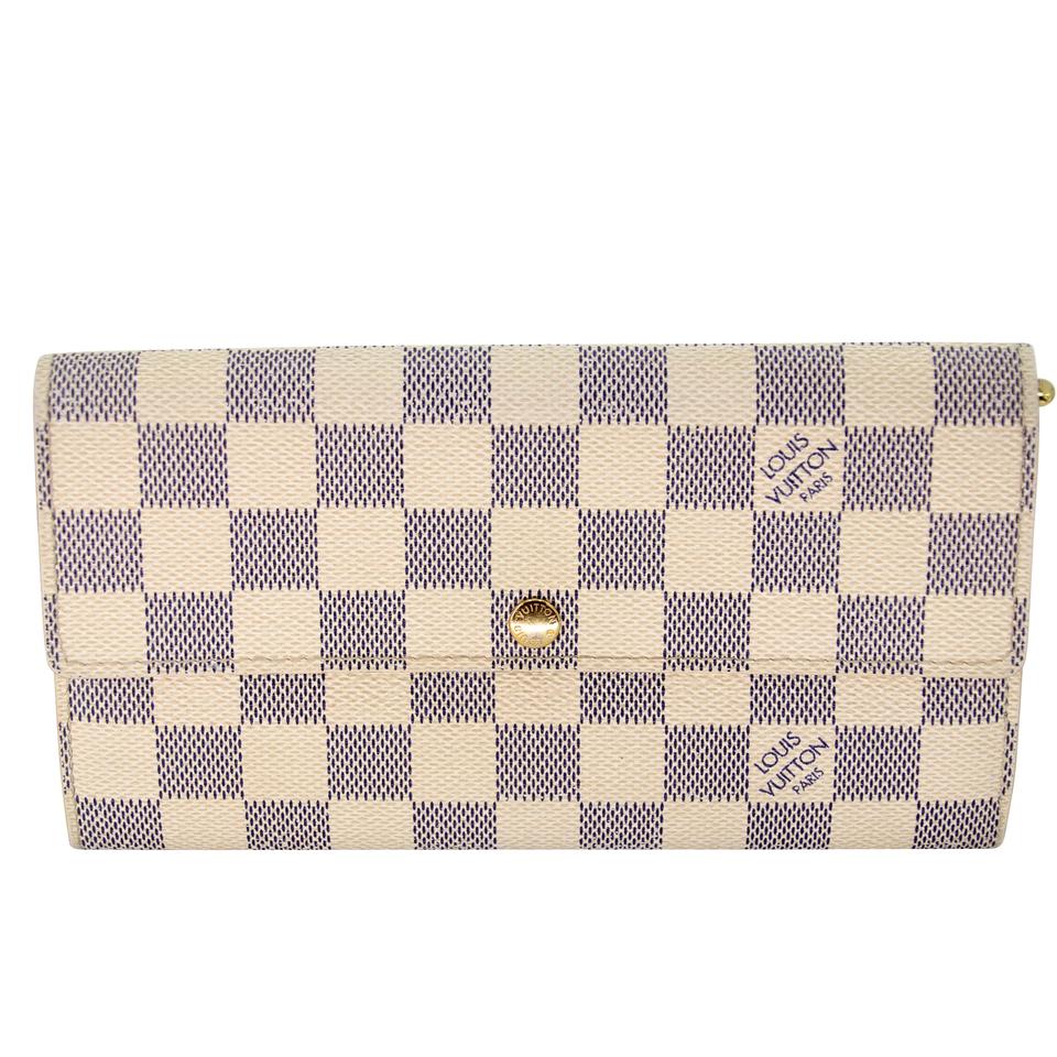 Louis Vuitton Azur Canvas Sarah GM Long Wallet LV-W1110P-A004