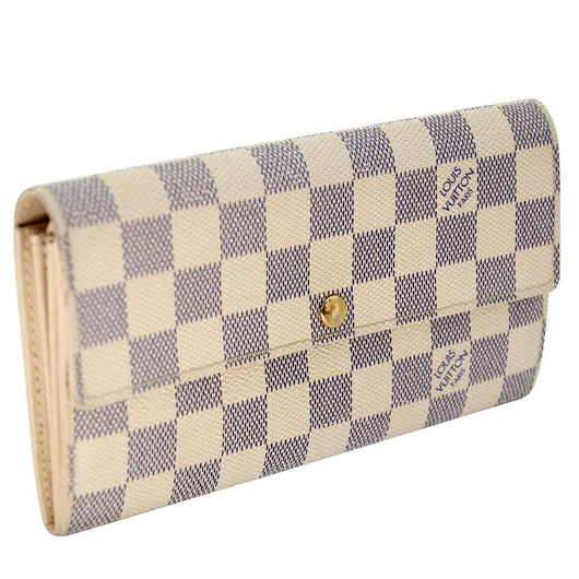 Louis Vuitton Azur Canvas Sarah GM Long Wallet LV-W1110P-A004