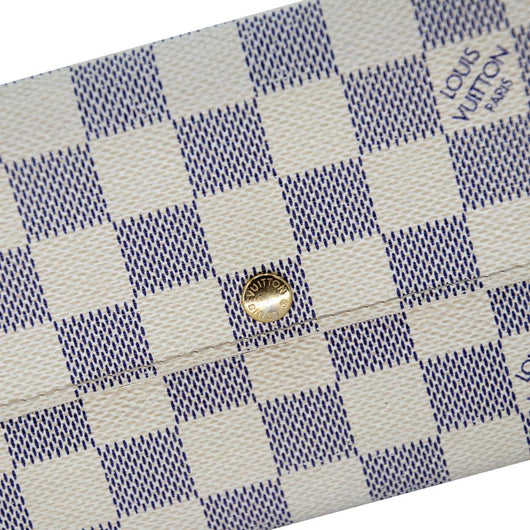 Louis Vuitton Azur Canvas Sarah Damier Wallet LV-0310N-0066 For