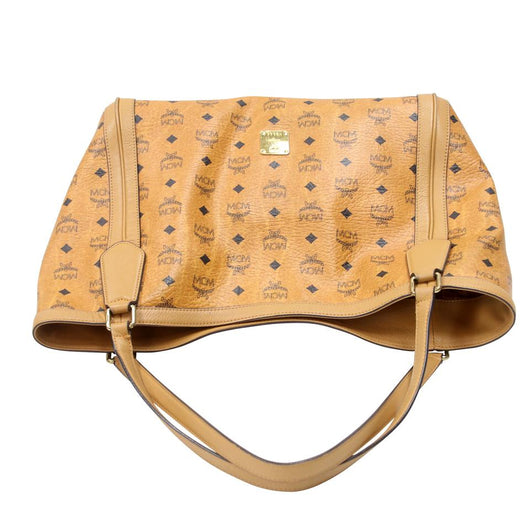 Mcm Medium Liz Reversible Shopper Cognac Brown