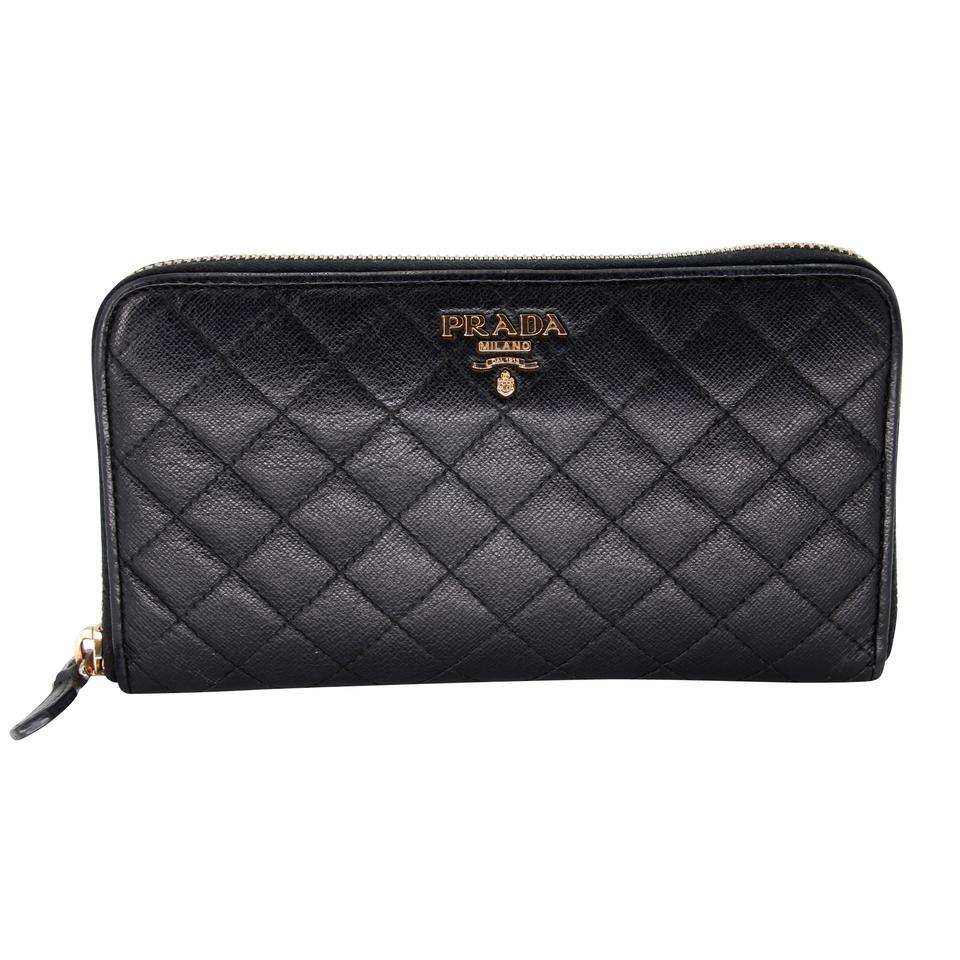 prada quilted wallet