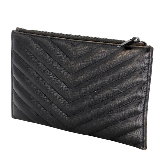 Saint Laurent Grain de Poudre Large YSL Bill Pouch Wallet SL-1005P-0003 –  MISLUX