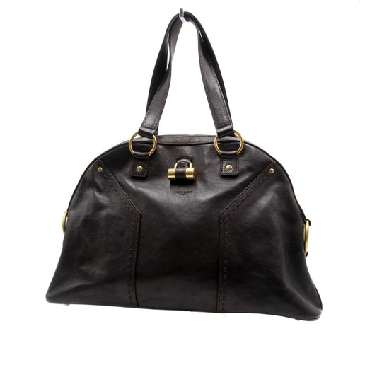 Yves Saint Laurent Black Mombasa Horn Bag ○ Labellov ○ Buy and Sell  Authentic Luxury