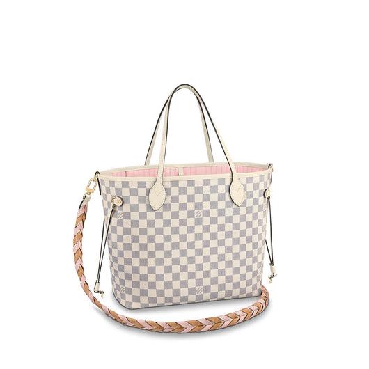 Louis Vuitton Neverfull Azur 2022 Braided Cross Strap Damier Tote LV-B0330P-A001  at 1stDibs