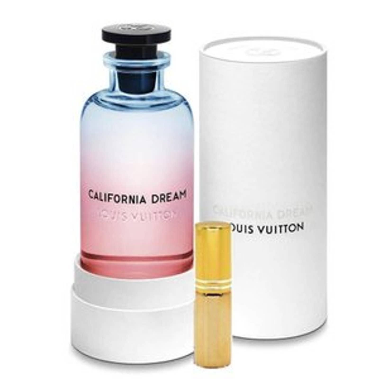 California Dream Parfume by LV Blue Sunset Travel Mini Gold