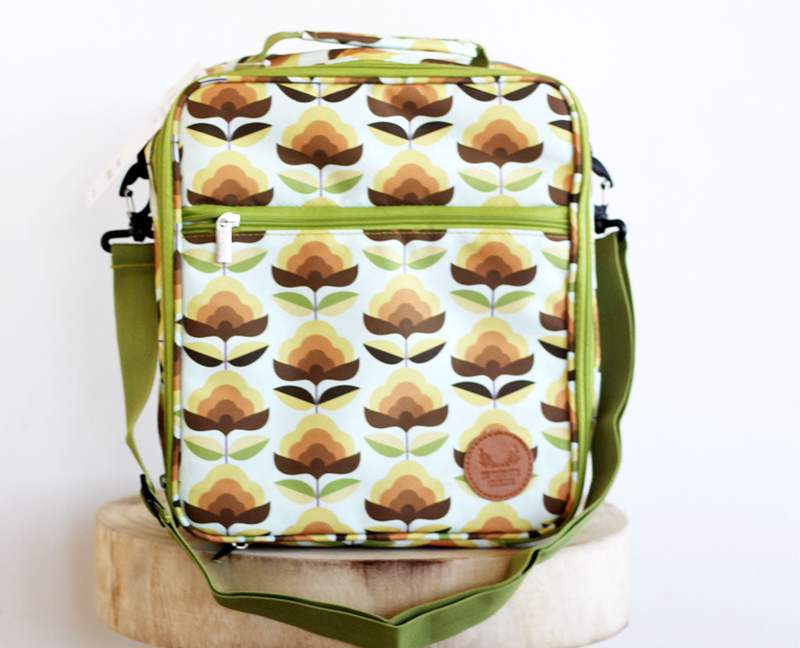 Retro Insulated Cooler Lunch Bag